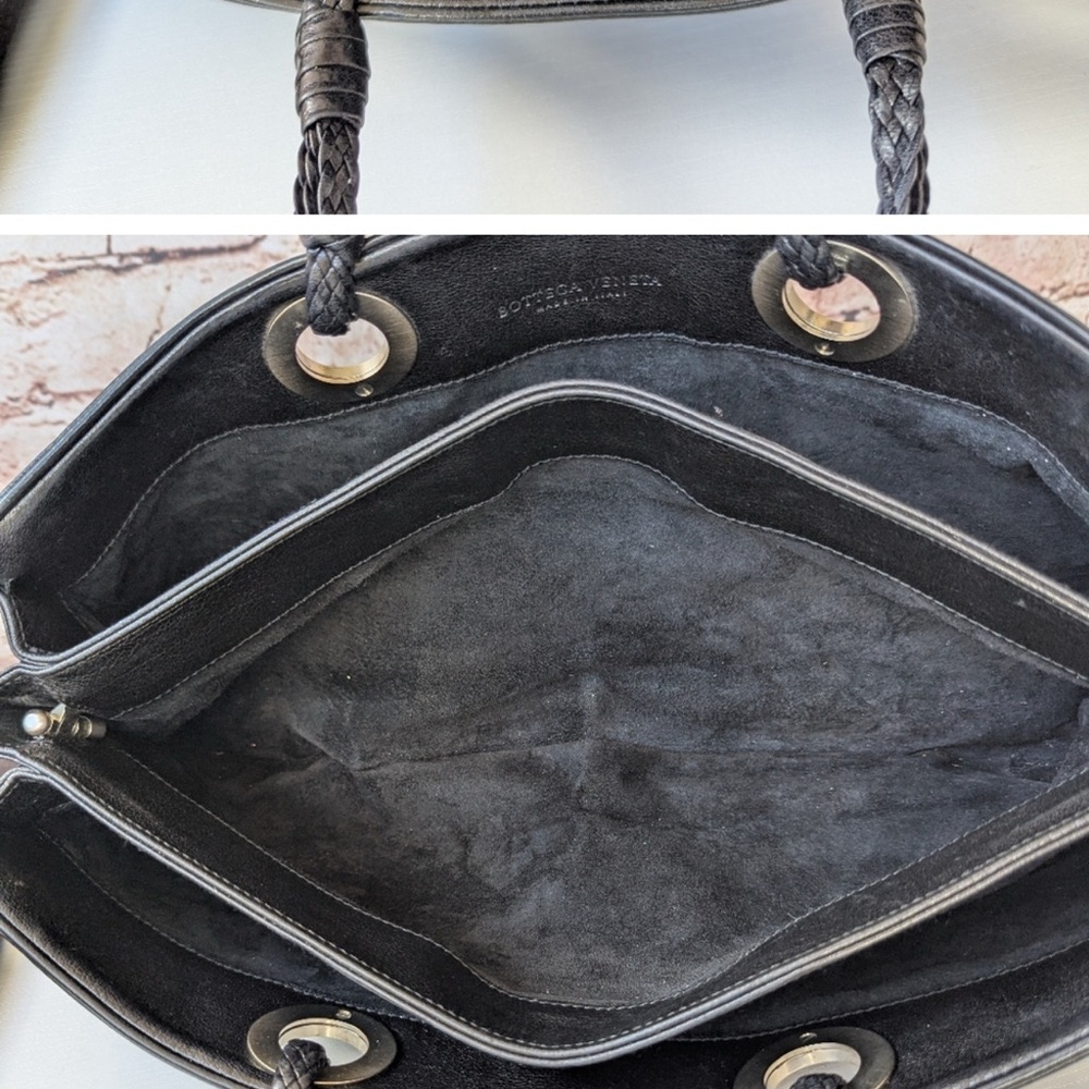 Bottega Veneta Black Leather Bag - Picture 8 of 11